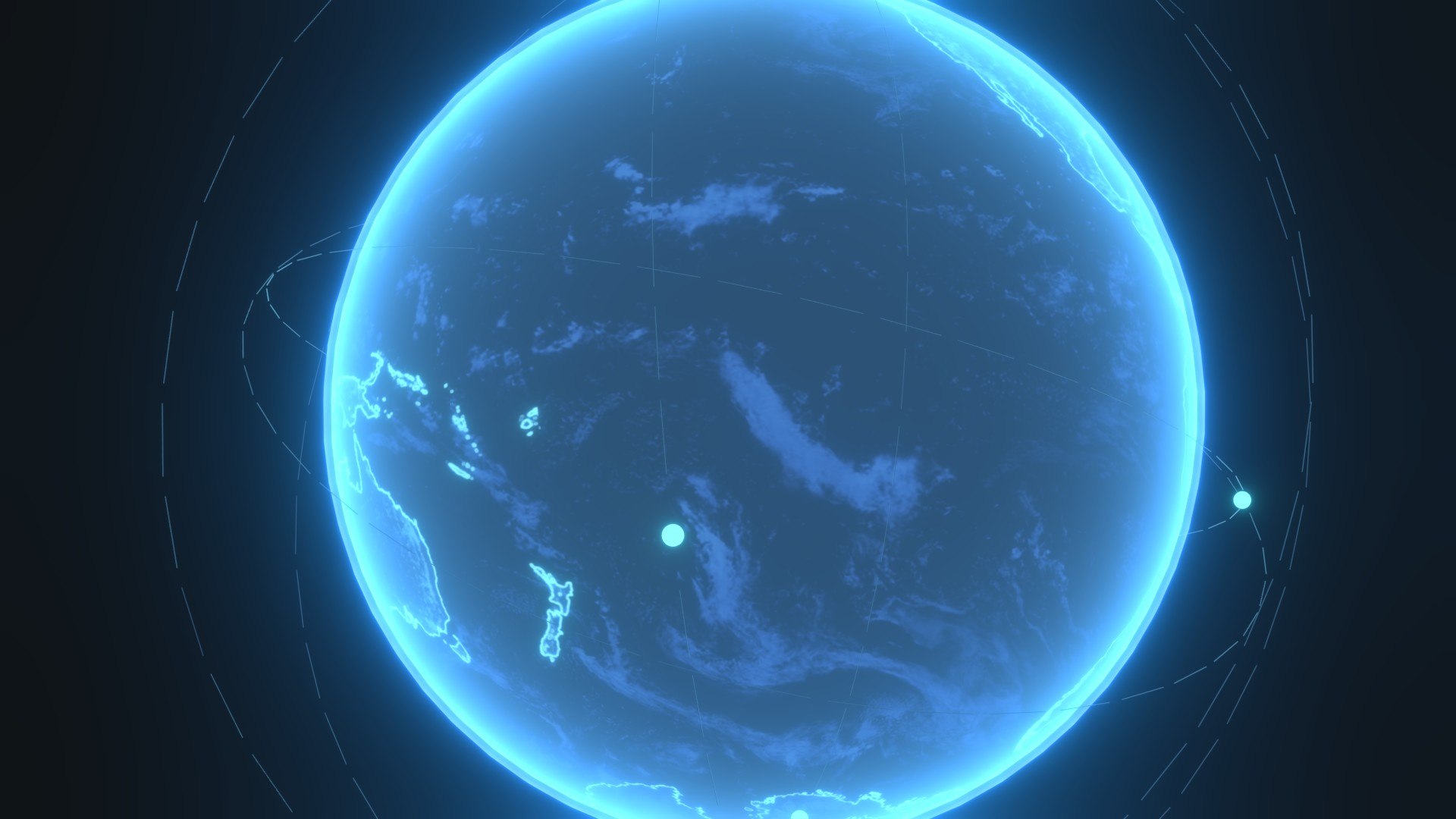 3D Model Animated Hologram Planet Earth Sci-Fi 3D Model 4k Textures ...