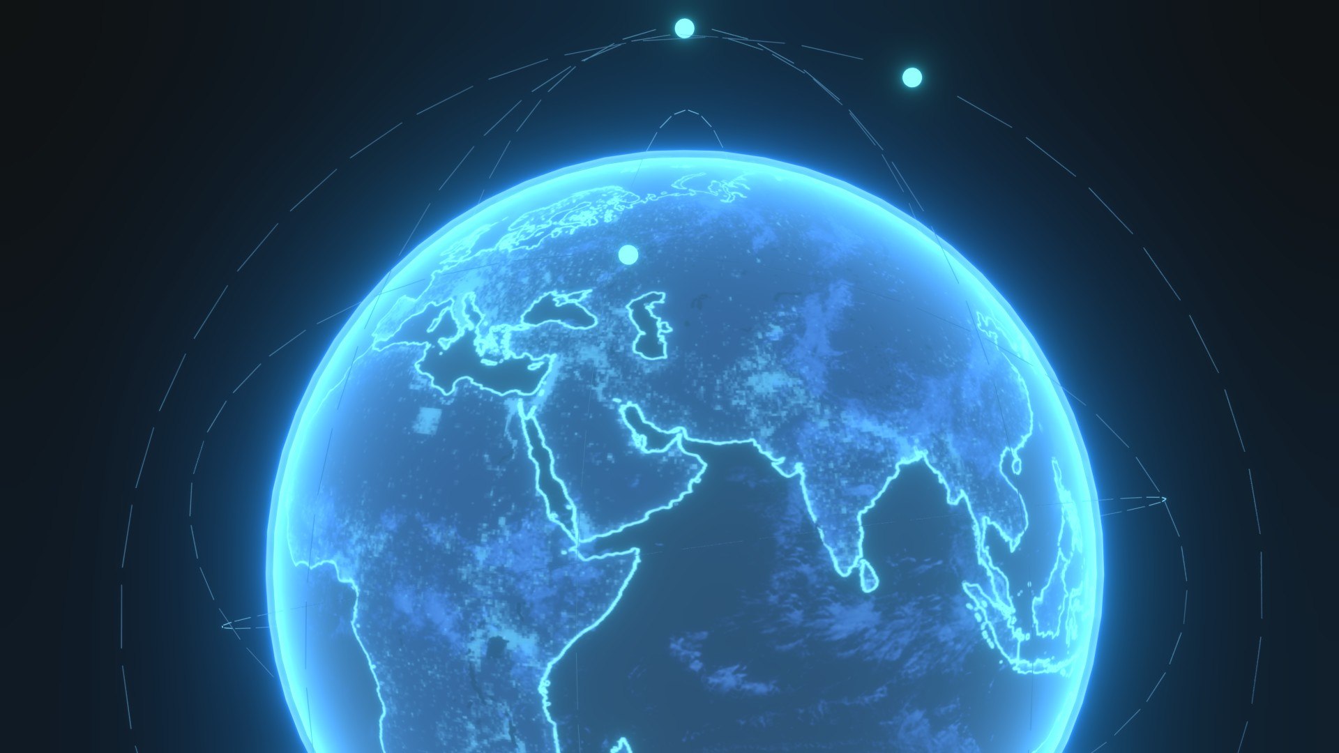3D Model Animated Hologram Planet Earth Sci-Fi 3D Model 4k Textures ...