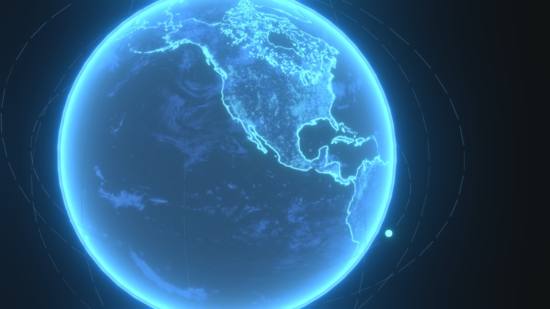 3D Model Animated Hologram Planet Earth Sci-Fi 3D Model 4k Textures ...