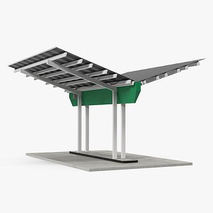 Solar Panel Charging Station