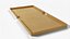 6-Zoll-Pizzaschachteln Kraftpapier Mockup
