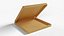 6-Zoll-Pizzaschachteln Kraftpapier Mockup