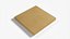 6-Zoll-Pizzaschachteln Kraftpapier Mockup