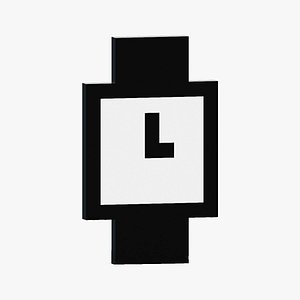 Watch Icon 3D model