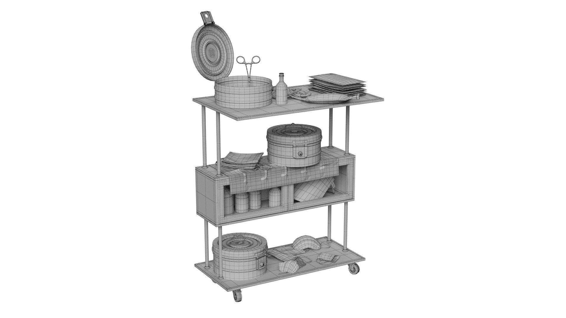 Console medical 3D - TurboSquid 1682398