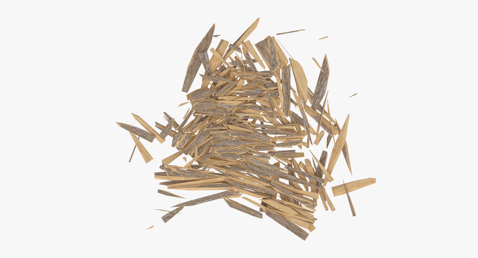 Splintered Wood C4d
