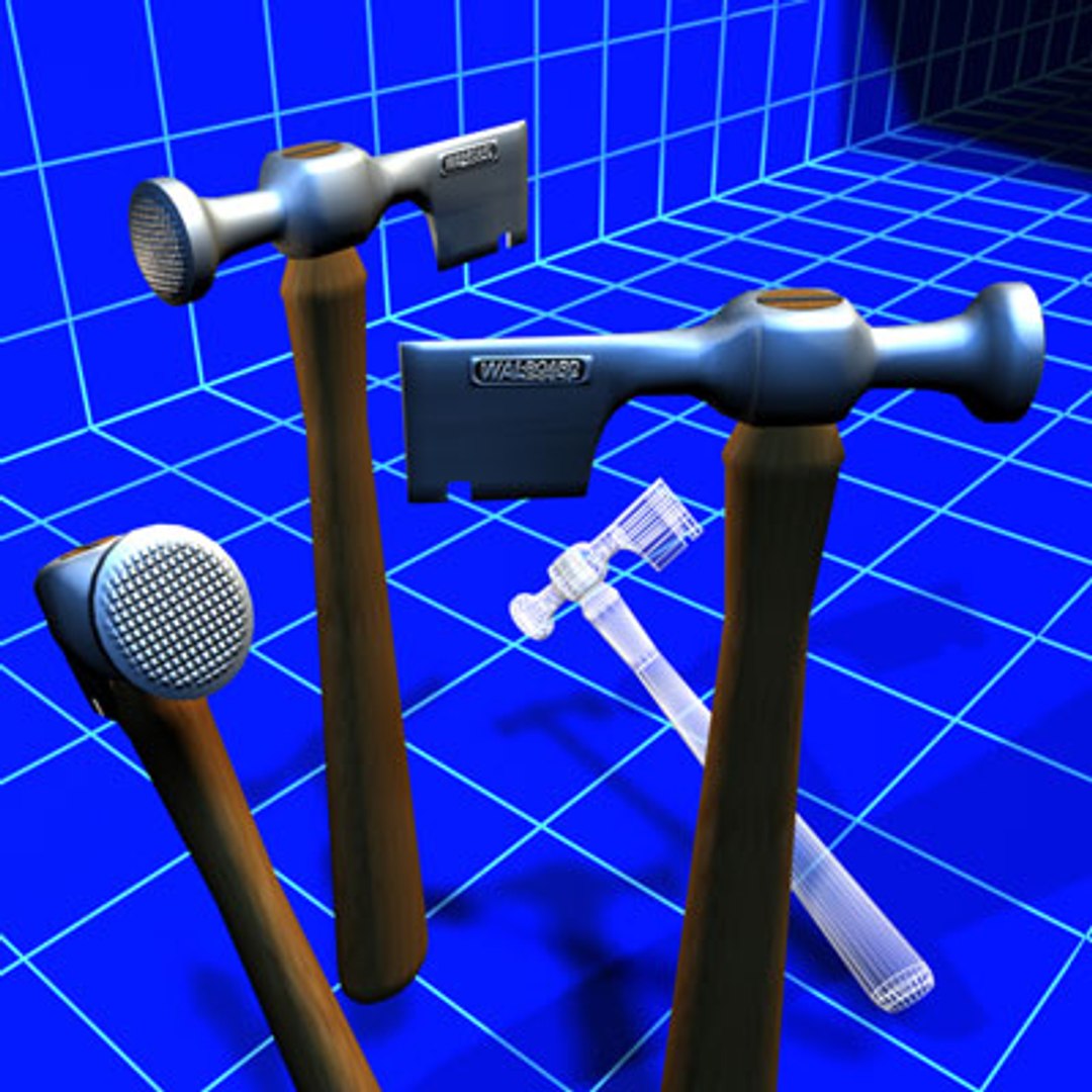 3ds Max Drywall Hatchet 01 Tools