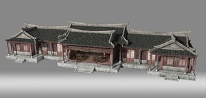 3D ancient architecture model