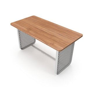 3D Modern Office Workstation Table model