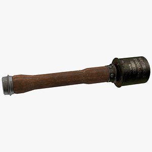 grenade stick 3d max