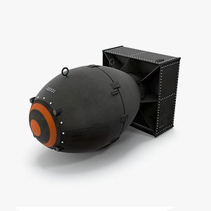 Vintage Atomic Bomb 3D model