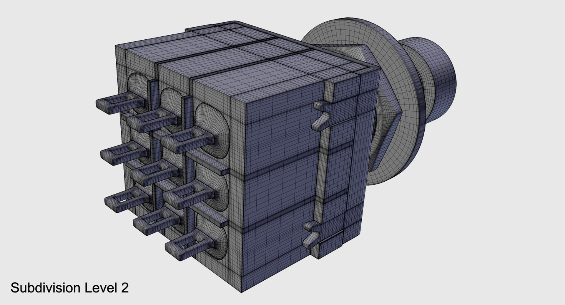 Stomp Switch 3pdt 3D - TurboSquid 1209092