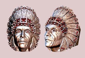 3D Native indian ring