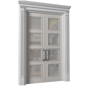 Interior sliding doors in Art Deco style