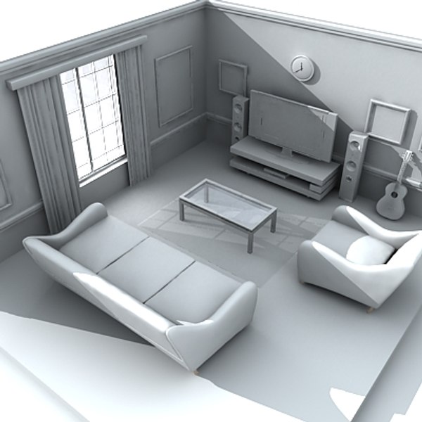 Backrooms 3d model