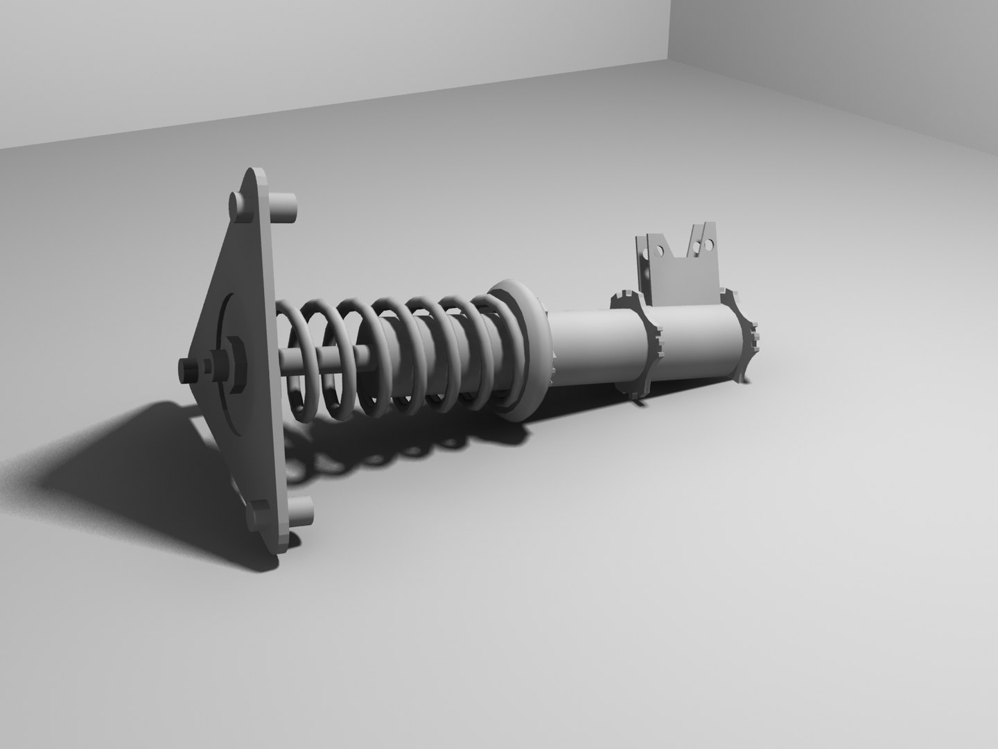 Free Coilover Suspension 3d Model