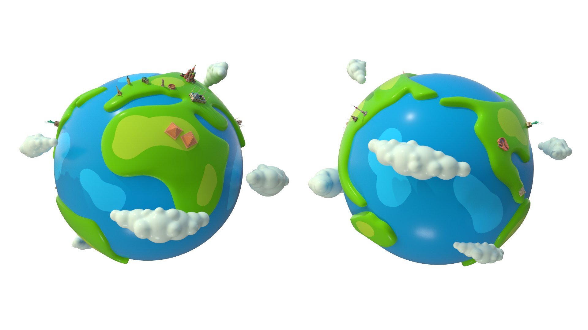 3D Cartoon Earth with Landmarks and Clouds model https://p.turbosquid.com/ts-thumb/GQ/60O57o/J7/cartoon_earth_with_landmarks_and_clouds_007/jpg/1748037421/1920x1080/fit_q87/16eafb9afa5b40f6a0d18fab5e9a6d972b75af3c/cartoon_earth_with_landmarks_and_clouds_007.jpg