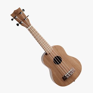 ukulele pbr 3D model