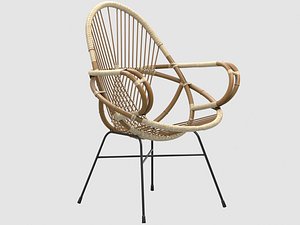 3D diamond rattan armchair wend