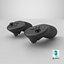 Ergonomic Motion Controllers for VR Headset