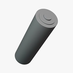 3D Basic Battery - Geometry Only No Textures No Materials model