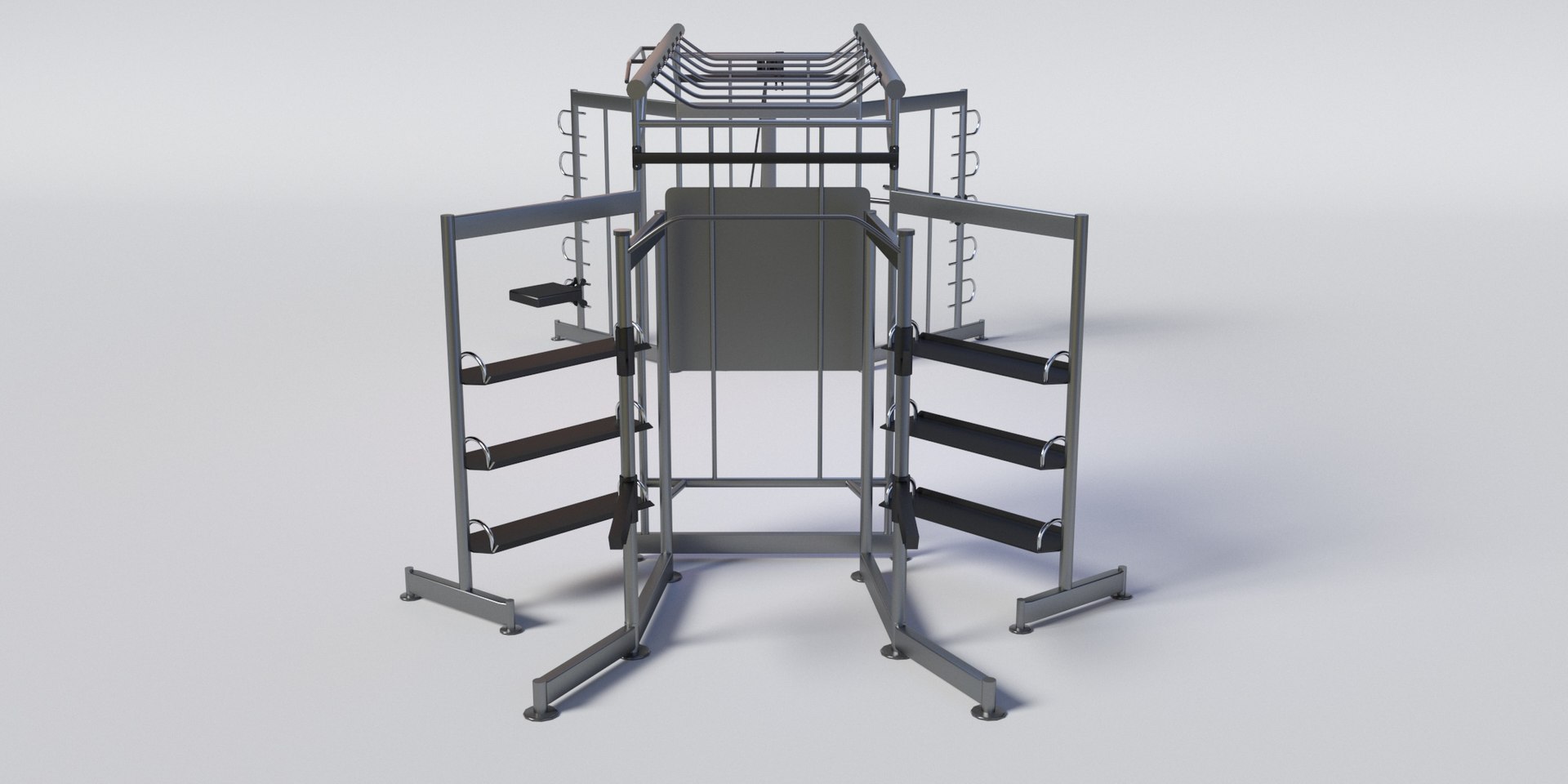 Free ATLAS GROUP TRAINING SYSTEM - Professional 3D Gym Model 3D Model ...