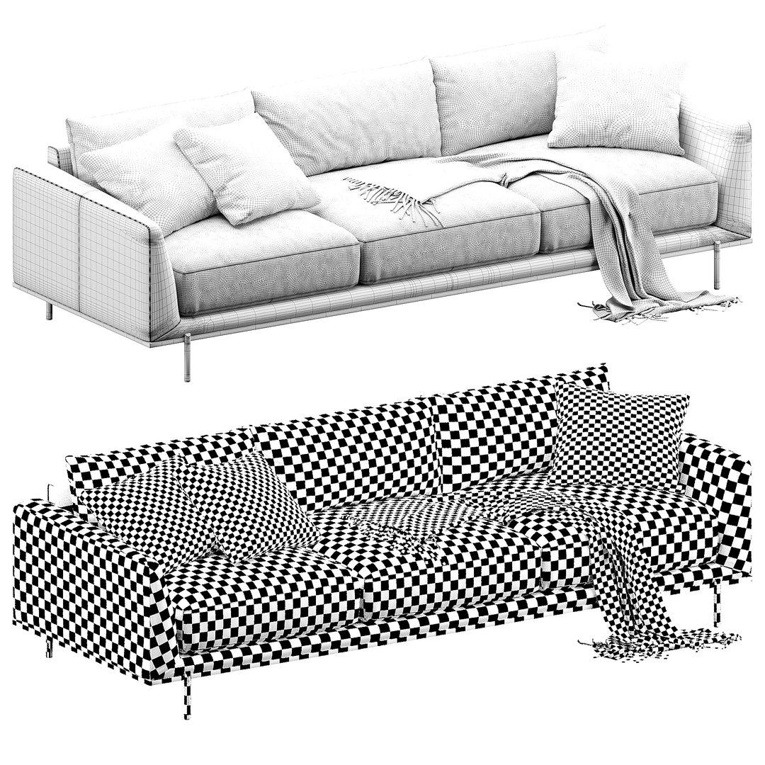 Nick Scali Shannon Model TurboSquid 2036921