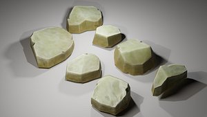 3D model format rock stone