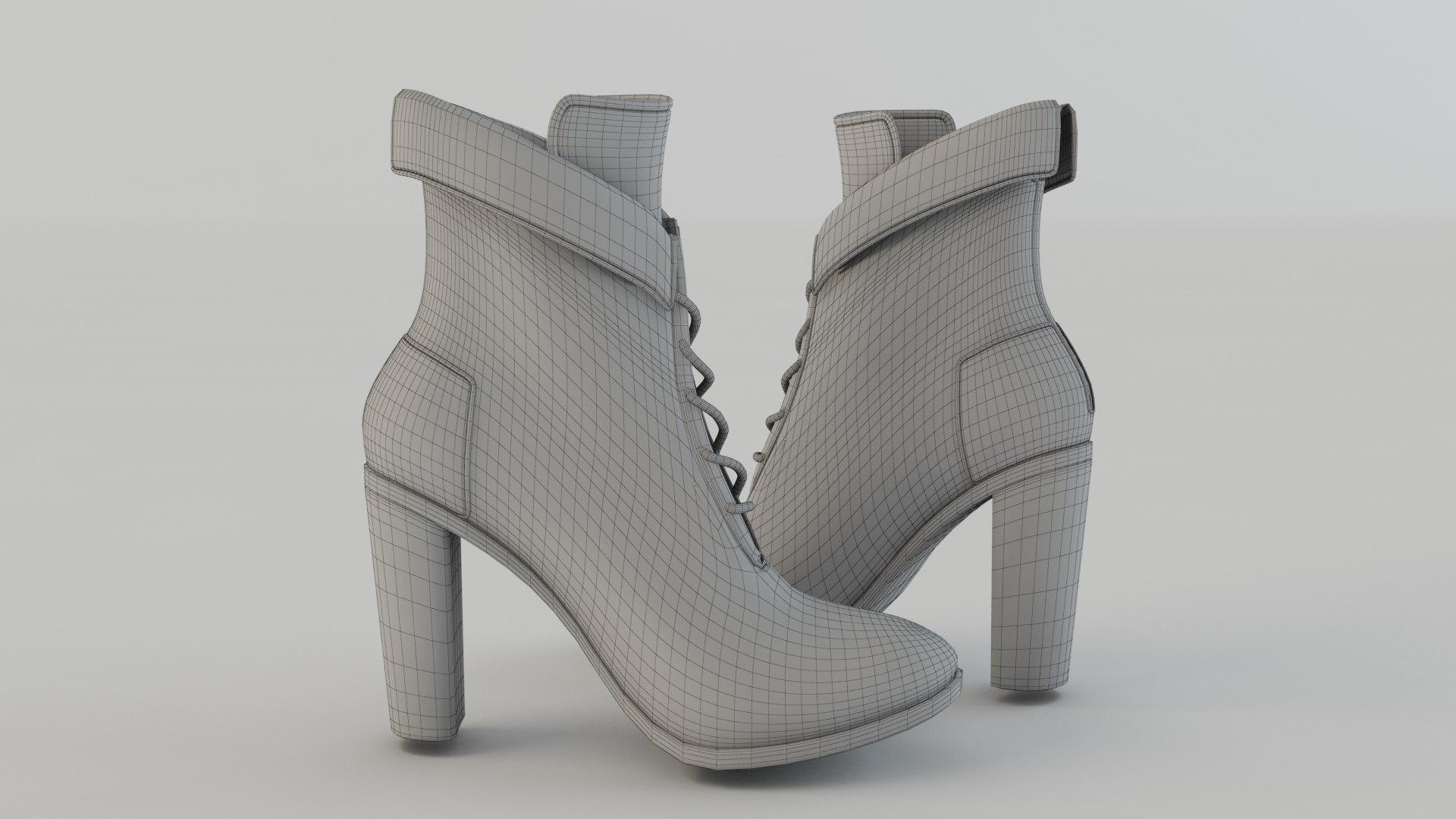 3D Model Woman Shoes Basconi - TurboSquid 1518510