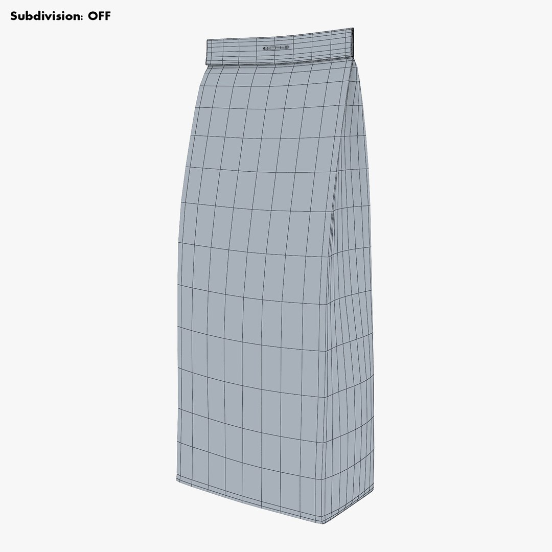 Paper Bag M 1 3D Model - TurboSquid 2119775