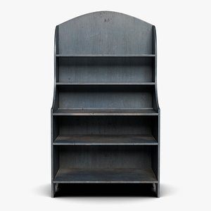 Wooden Cabinet blue 16 -Wooden workbench