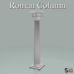 roman column 3d model