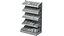 Shelves with chocolates
