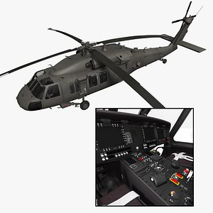 UH-60M Blackhawk High Detail with nice interior