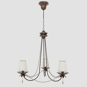 chandelier classic old 3D model