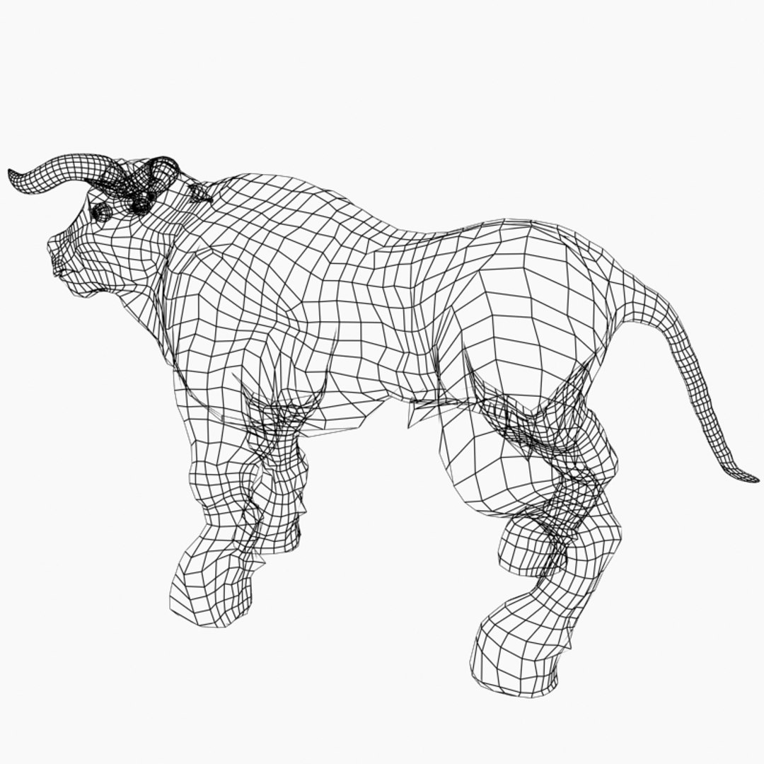 3dsmax Bull Rigged