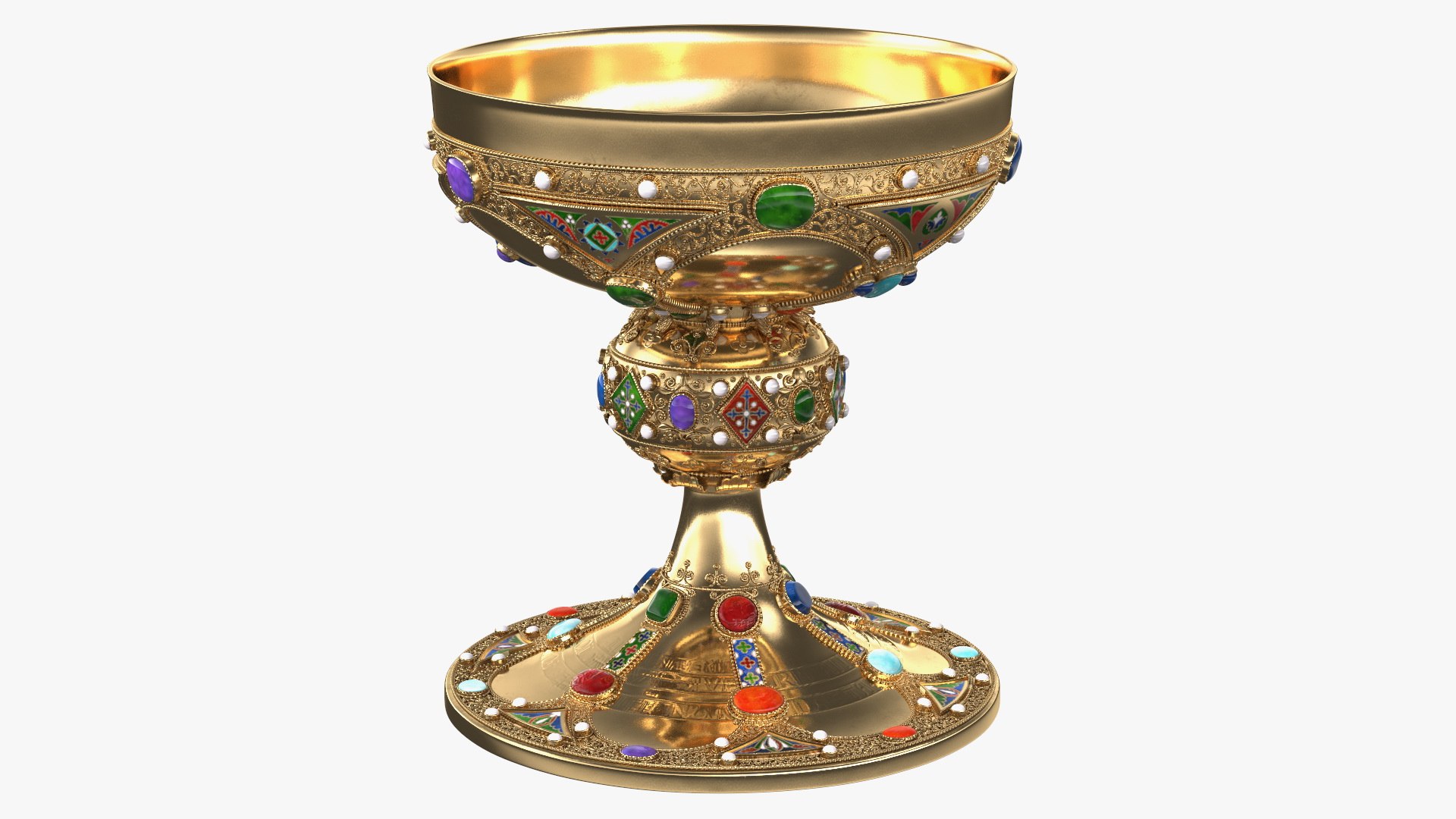Saint Remi Chalice 3D model preview