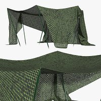 Camouflage Net Shelter