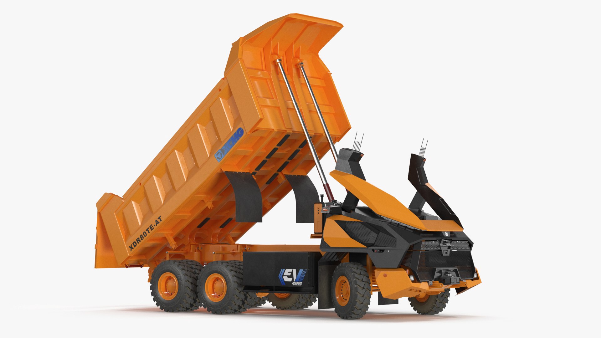 New XCMG Autonomous Electric Mining Truck Rigged 3D model preview