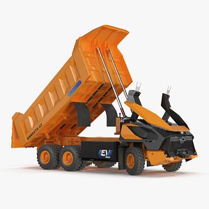 New XCMG Autonomous Electric Mining Truck Rigged 3D model