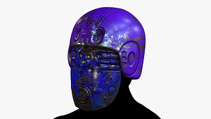 Gas mask respirator scifi mode 3D model