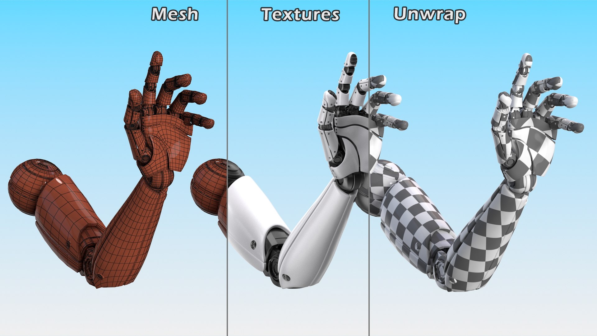 3D Mechanical Hands Collection model https://p.turbosquid.com/ts-thumb/GQ/YOxSXV/dX/mechanicalhandscollectionmb3dmodel020/jpg/1693421557/1920x1080/fit_q87/cdaa25178ca110d14205ef375f5f293e31bace97/mechanicalhandscollectionmb3dmodel020.jpg