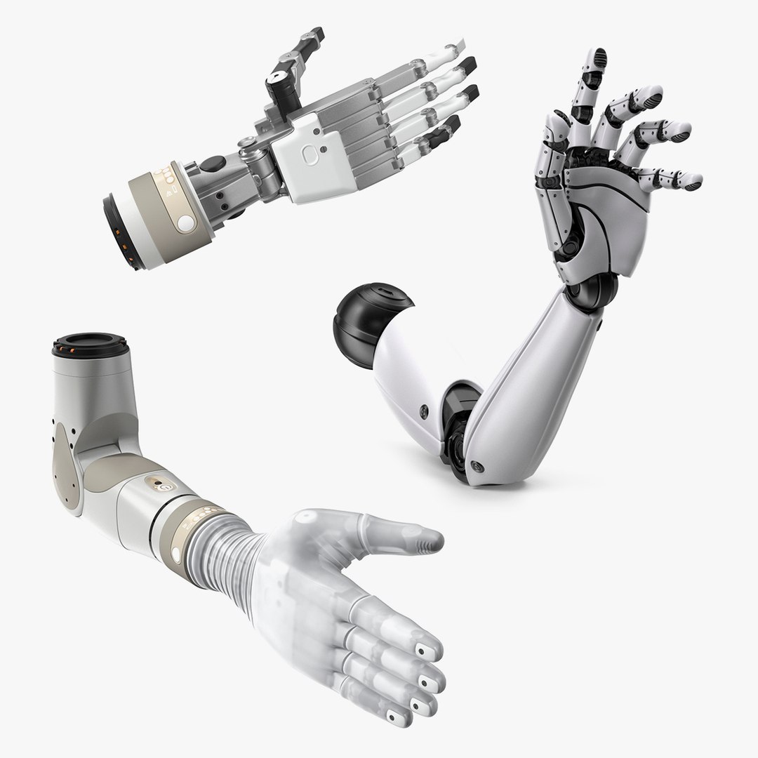 Mechanical Hands Collection 3D model preview