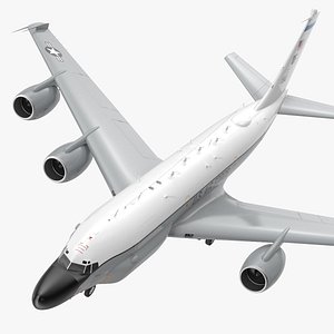3D Boeing RC-135W Rivet Joint model