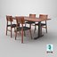 Dining set N28 3D