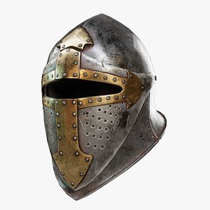 3D Iron Helmet 4