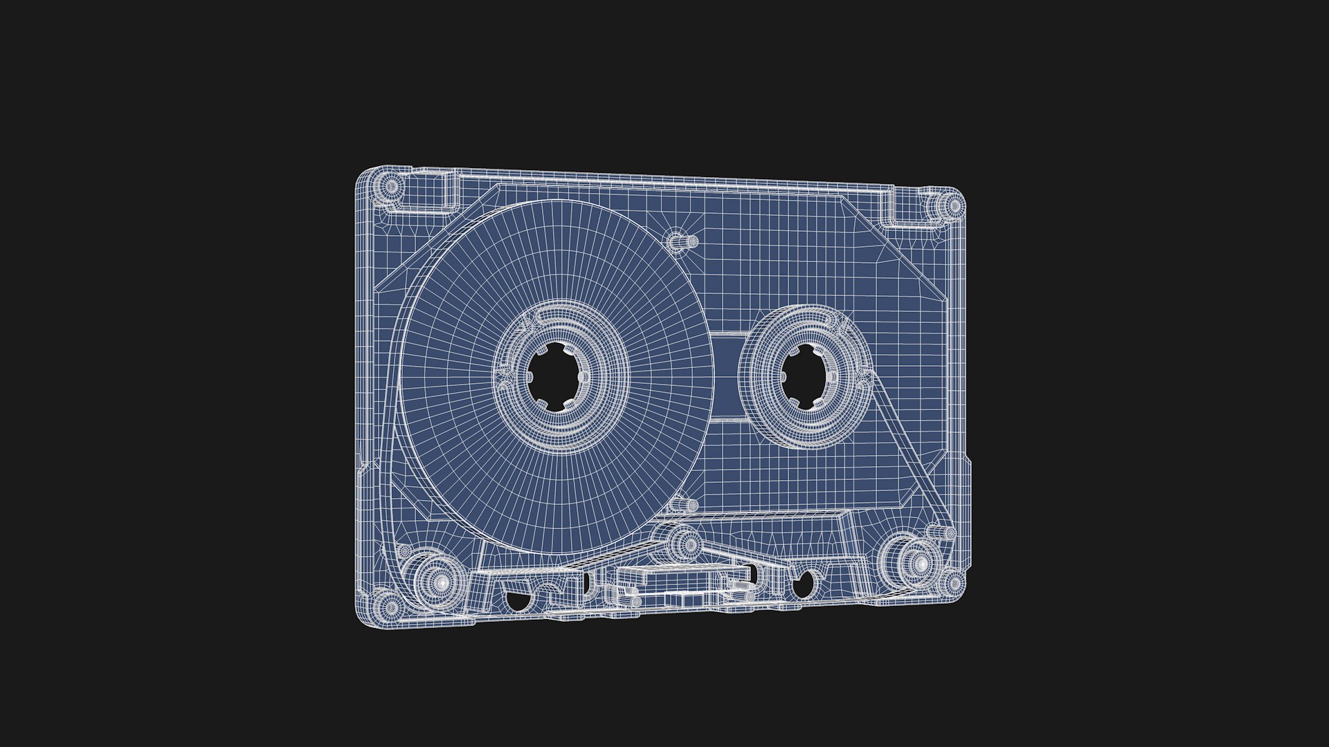 3D Cassette Tape - 80s A model https://p.turbosquid.com/ts-thumb/GQ/kdsWnt/1P/wireframe_04/png/1769124721/1920x1080/fit_q87/eb973ebd64c6a3da559ce1566e1dd88f606ef57e/wireframe_04.jpg