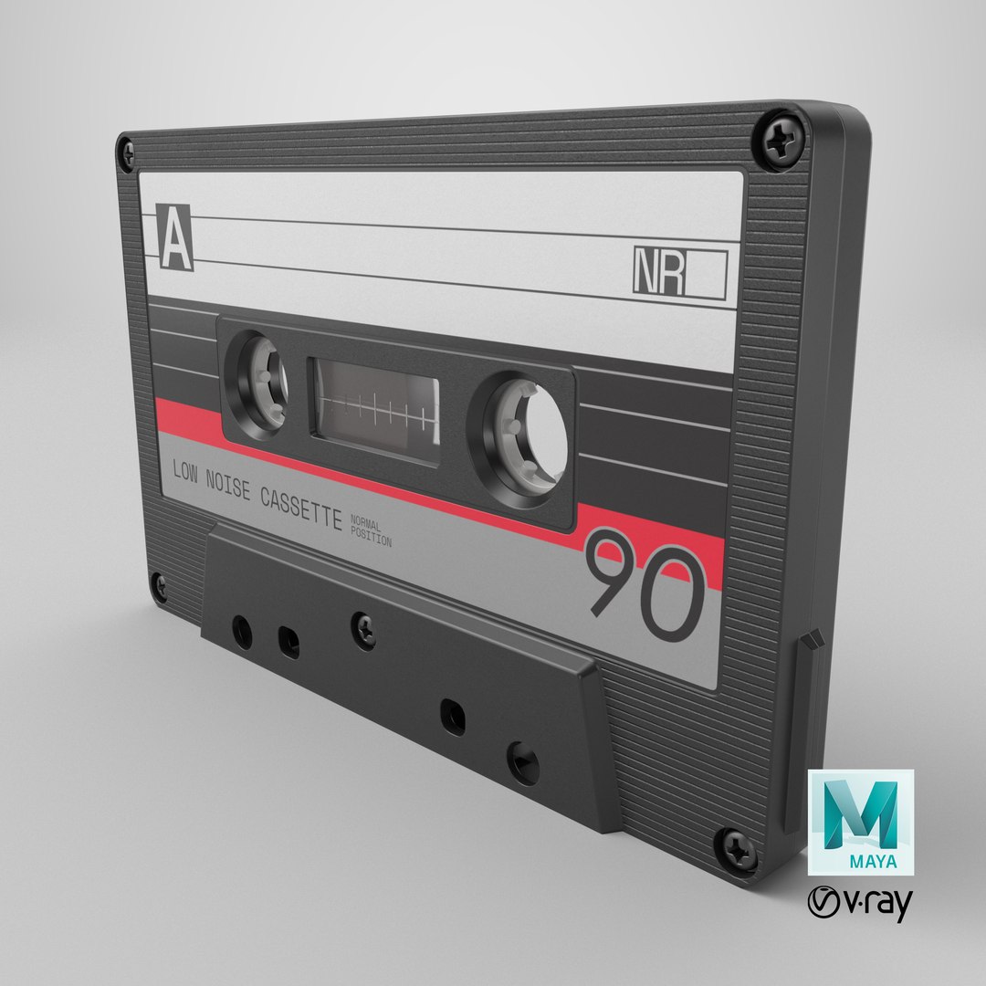 3D Cassette Tape - 80s A model https://p.turbosquid.com/ts-thumb/GQ/kdsWnt/Bf/stemcell_maya_vray_render/png/1769616658/1920x1080/fit_q87/f8b2c4c01a9f63ef33df419077b9c5fc5ce563a5/stemcell_maya_vray_render.jpg