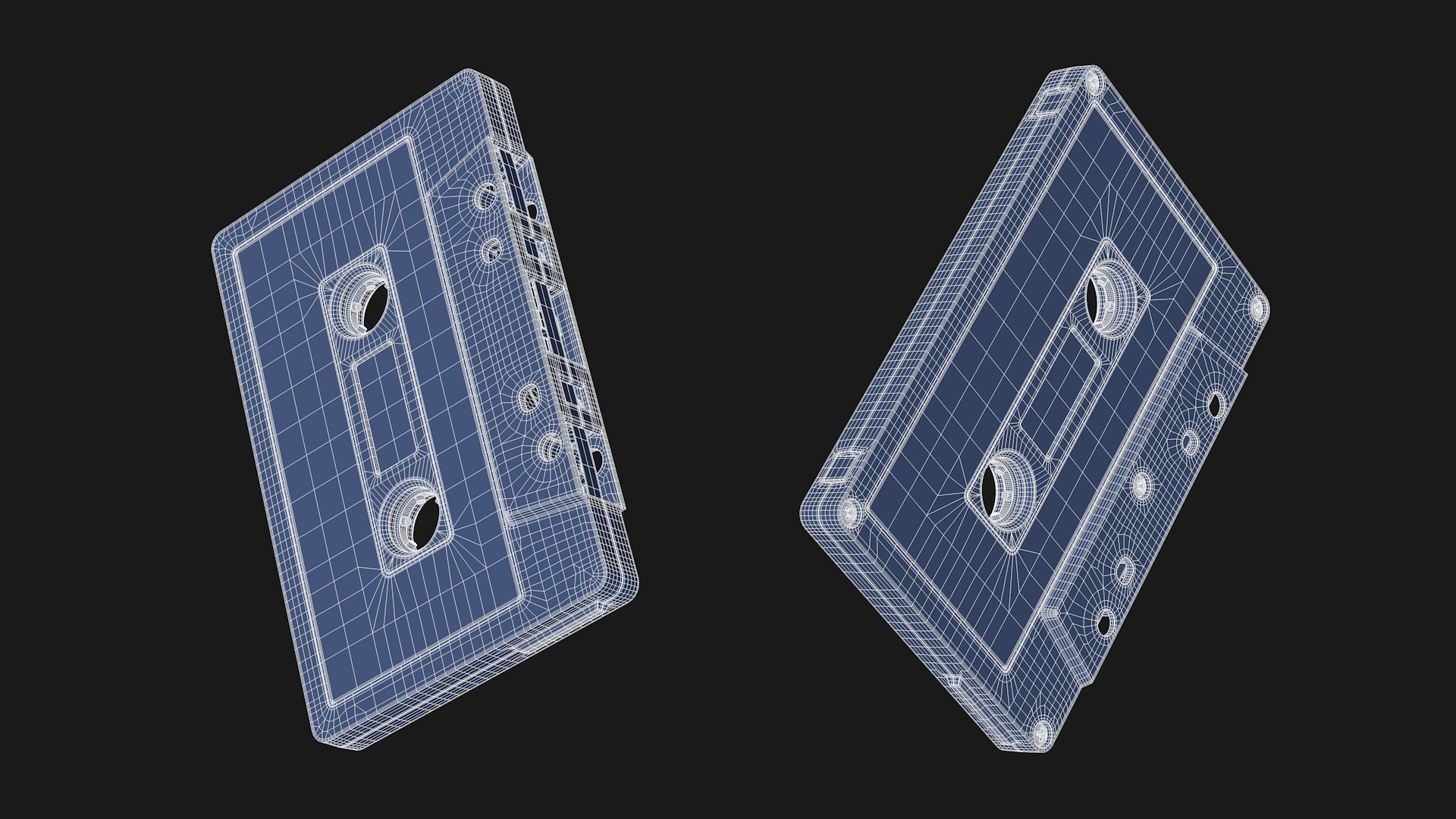 3D Cassette Tape - 80s A model https://p.turbosquid.com/ts-thumb/GQ/kdsWnt/QK/wireframe_03/png/1769124722/1920x1080/fit_q87/2992b79247260c0057cab3764962e73df0a54e77/wireframe_03.jpg