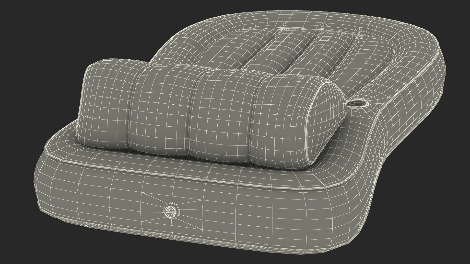3D model One Person Pool Air Mattress - TurboSquid 2152746